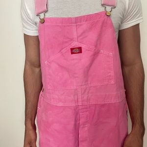 Pink Dickies overalls